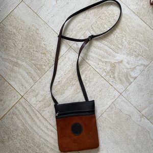 Mexican Artisanal Brown Leather & Suede Handbag